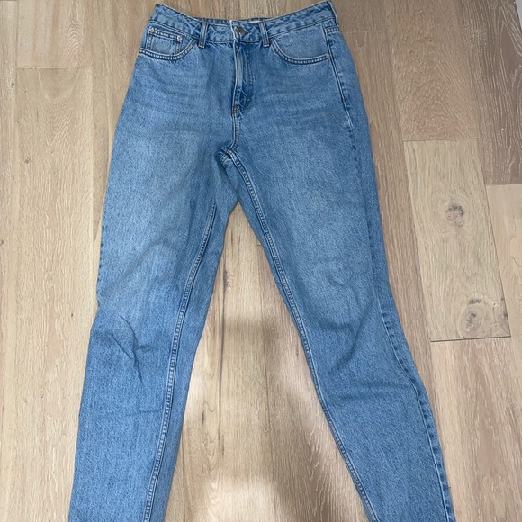 Topshop Bleach Mom Jeans - Picture 1 of 2